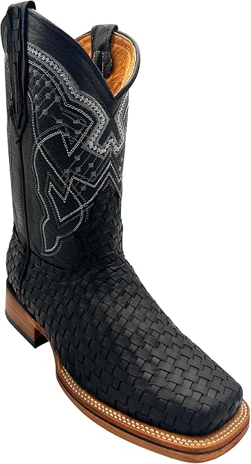 The Western Shops Men's Square Toe Cowboy Western Rodeo Petatillo Boot