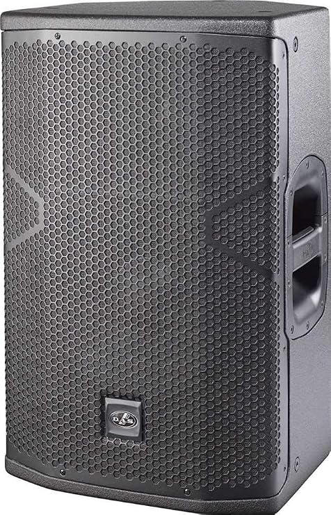 DAS Audio 10431070 Model VANTEC-12A Powered Portable System, Black; DASlink and DAScontrol Interface; Ultra Lightweight Class D Amplifier with SMPS; User Definable 24-bit DSP with LCD Screen