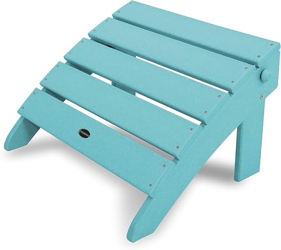 POLYWOOD Classic Adirondack Ottoman, Aruba