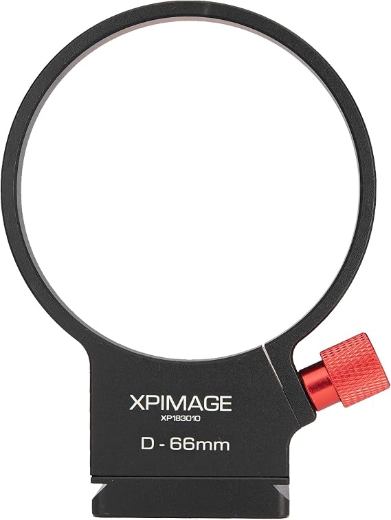 Lens Collar Tripod Mount Ring Built-in ARCA-Swiss Quick Release Plate for Adapter(D66mm)
