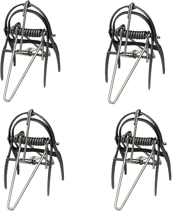 Victor Out O' Sight Mole Trap, Below Ground Rodent Trap, 4 Pack