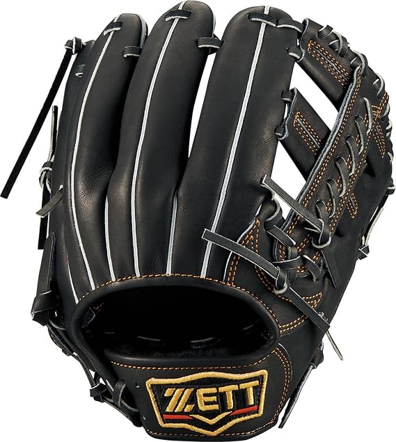 ZETT BRGB30236 Soft Baseball Gloves, Second and Short, Pro Status, Right Throw, Size: 3