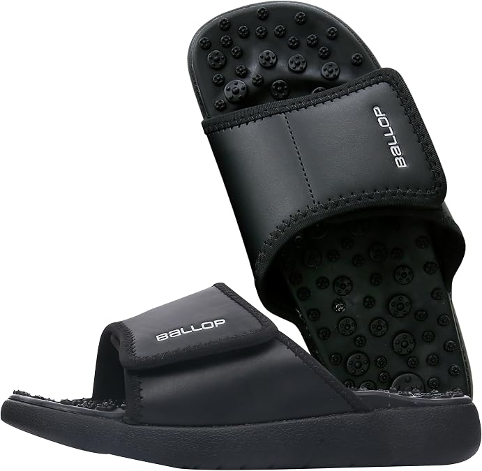 BALLOP Bedking Men's Acupressure Sandals, 1,700 Nodes, Arch Support