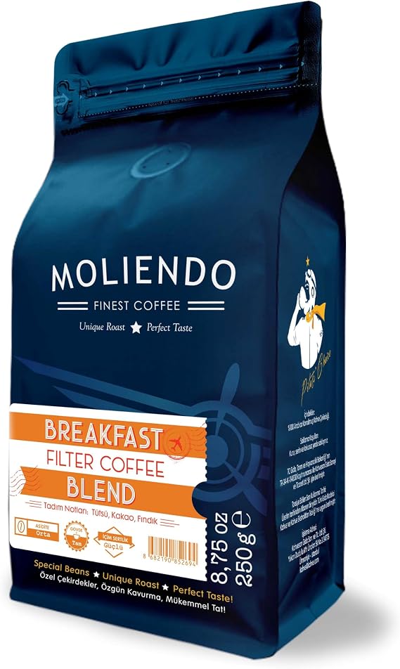 Moliendo Finest Coffee Breakfast Blend Filter Coffee (Core) 250 g