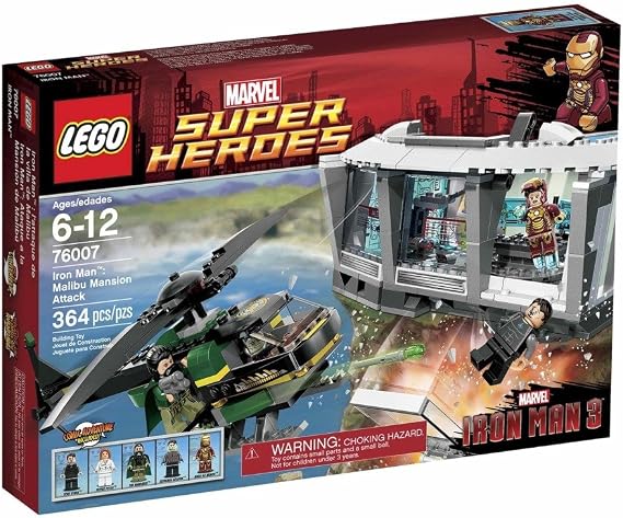LEGO Super Heroes Iron Man Malibu Mansion Attack (76007)
