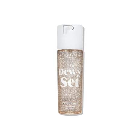 Anastasia Beverly Hills - Dewy Set Glow-Boosting Makeup Setting Spray | Glow-Boosting Radiance, All-Day Makeup Longevity, Ultra-Fine Mist Technology, Hydrating & Refreshing, Clean Vibes