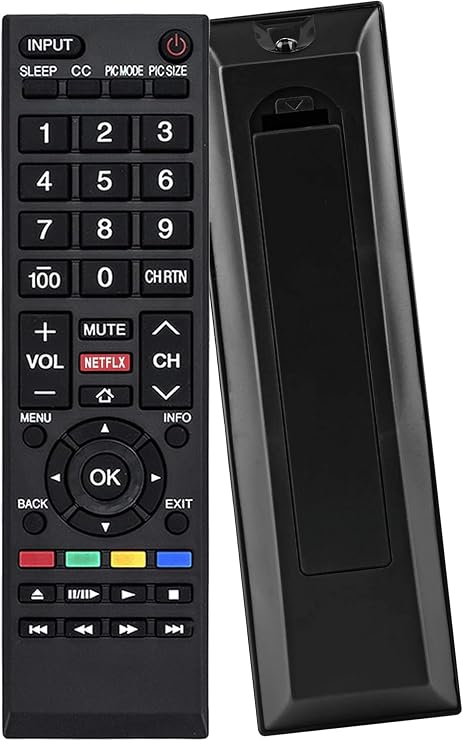 Universal Remote Control Replacement for Toshiba TV Remote for All Toshiba TV LCD LED HDTV Smart TVs Remote
