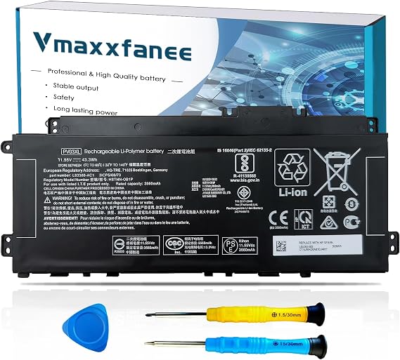PV03XL PP03XL Laptop Battery Replacement for HP Pavilion x360 13-BB 14-DV 14-DW 14-DK 14M-DW 13-bb0 14-dv0 14m-dw0 14-dw0 14M-DW0023DX 14m-dw0013dx dw1013dx L83393-005
