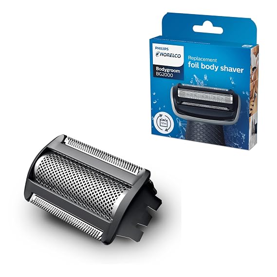 Philips Norelco Genuine Bodygroom Replacement Trimmer/Shaver Foil, BG2000/40 | QG3398 QG3392 QG3390 QG3384 QG3380 QG3280 BG2020 BG2022 BG2026 BG2028 BG2029 BG2038 BG2036 BG2034 BG2030 BG2039 BG2040 BG3010