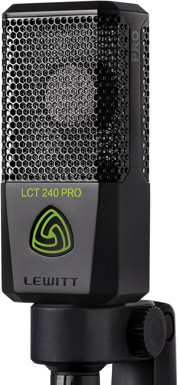 Lewitt LCT 240 Pro Microphone for Home Recording, Black