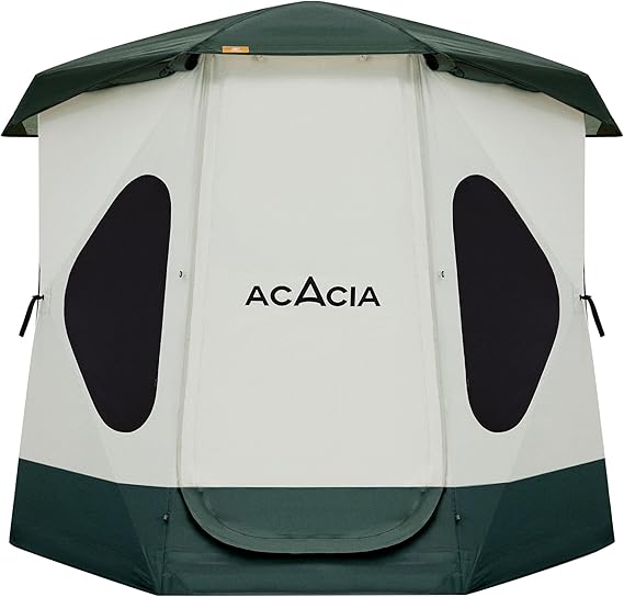 Space Acacia Lite Camping Tent, Pop Up Tents for Camping, Lightweight & Durable Beach Tent, Level 7 Wind Resistance, UPF 50+ | Quick Setup for Camping & Backyard, Banyan