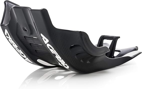 Acerbis Glide Plate (BLACK/WHITE) For 19-22 KTM 450SXF