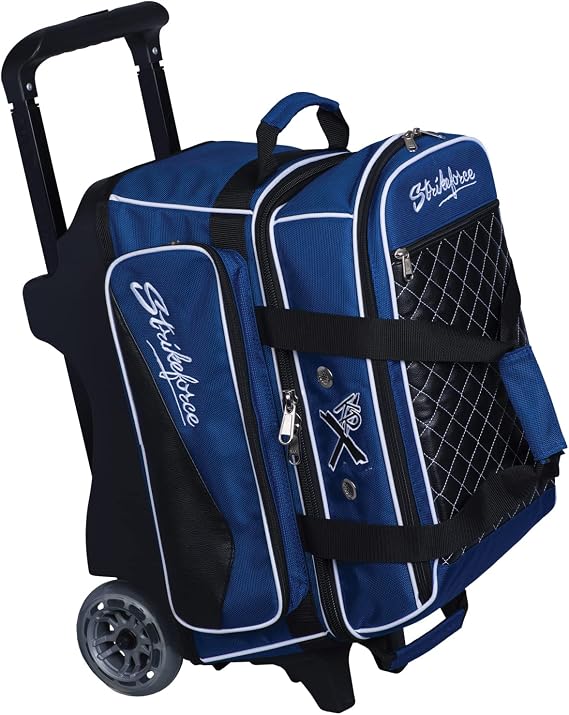 KR Strikeforce Royal Flush Double Roller Bowling Bag with Smooth Ride