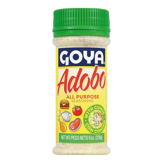 Goya Adobo All Purpose Seasoning with Cumin, Latin Spice Blend, Meat, 8oz
