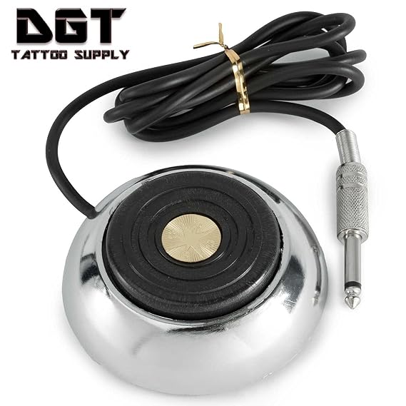 DGT 360 Gem Style Tattoo Foot Pedal 360 Degree Switch w/ 5 ft. Cord