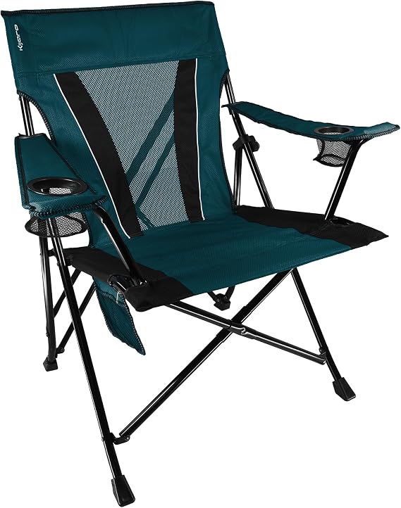 Kijaro Dual Lock XXL Chair - Standing Frame - Cayman Blue Iguana