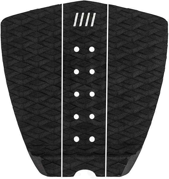 Slash Surfboard Traction Pads 3 Piece Deck Grips for Surfboard, Skimboard, Longboard Deck Maximum Grip Stomp Pad 3M Adhesive Fits Surf, Skim Board, Long Deck, Wakesurf, Fish Boards