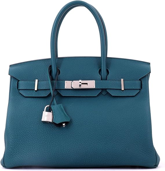 Pre-Loved Birkin Handbag Green Swift with Palladium Hardware 25, Menthe
