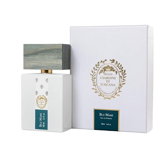 Giardini di Toscana - Blu Mare Eau de Parfum (100 ml | 3.4 fl oz) | Marine Amber Olfactory Family | Fragrance for Men + Women | Lasts up to 24 Hours | Non-Irritating Ingredients