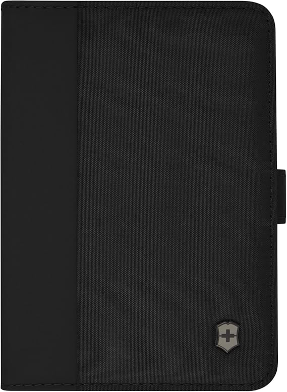 Victorinox Travel Essentials, Passport Holder with Card Slots, Coin Pocket and RFID - Black