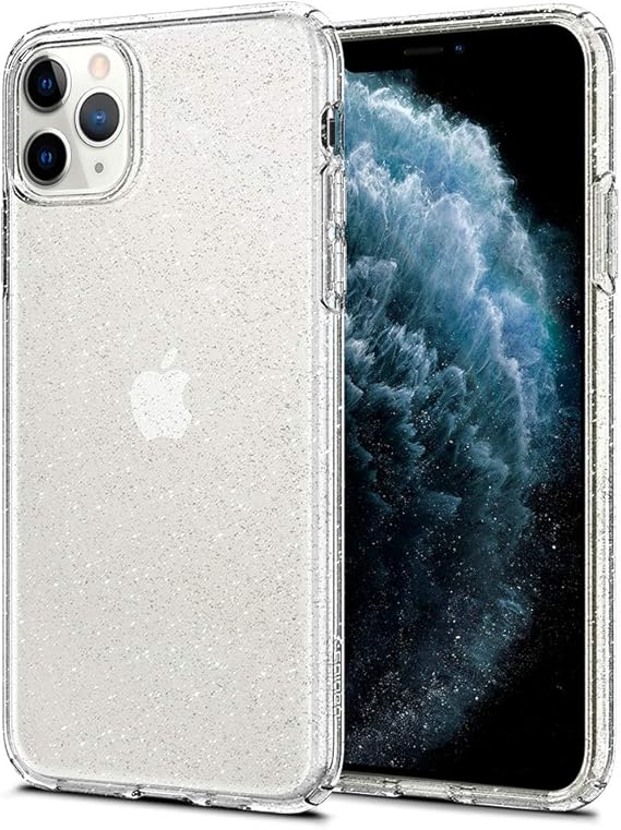 Spigen Liquid Crystal Glitter Designed for iPhone 11 Pro Max Case (2019) - Crystal Quartz