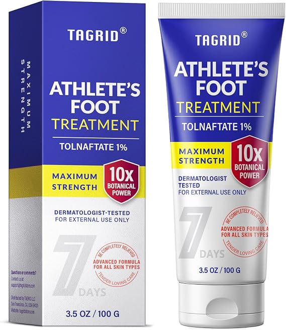 TAGRID Athletes Foot Cream (3.5 Ounce (Pack of 1))