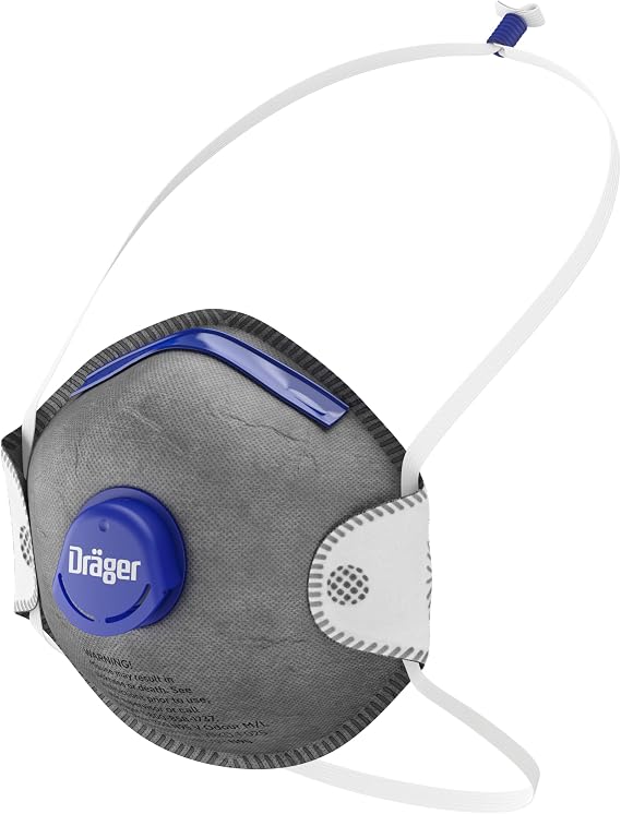 Drager X-plore 1350 Odor Particulate Respirator with Exhalation Valve, 10 Pack, Size M/L, NIOSH-Certified