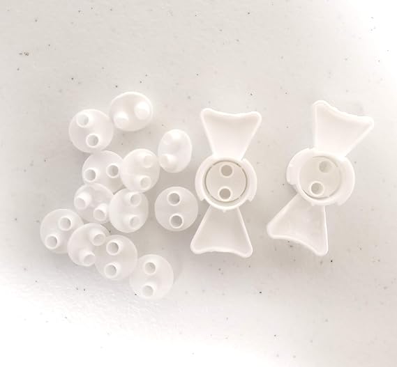 EZ VPS Connector 5 Ribbon Holders + 100 Transfer Connectors | 1:1 ratio Dental Impression Material Transfer Connector