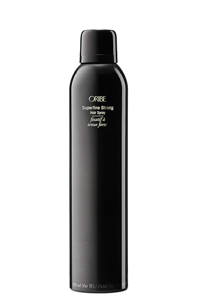 Oribe Superfine Strong Hair Spray - Strong Hold, Adds Body & Shine - 9oz | Sheer, Strong Hold - Locks In Styles & Adds Natural Shine - Lightly Scents Hair - For All Hair Types