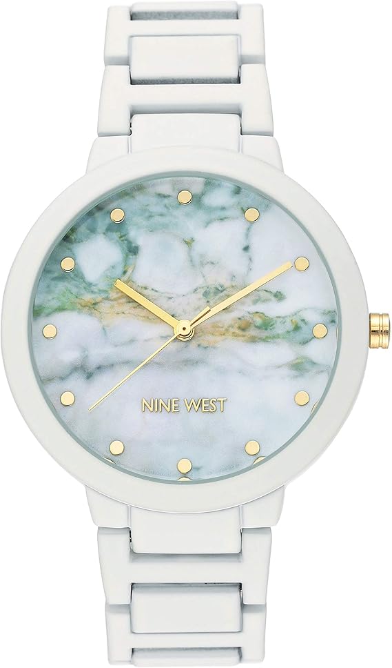 Nine West Women's Rubberized Bracelet Watch