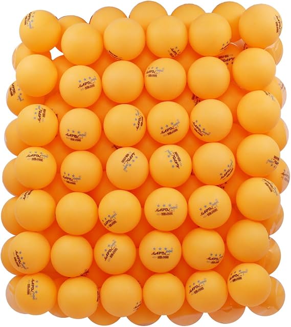 100ct 3-Star Orange Practice Ping Pong Balls Advanced Table Tennis Balls