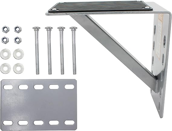 Extreme Max 5001.5781 Powder-Coated Steel Trailer Step - 5" x 9"