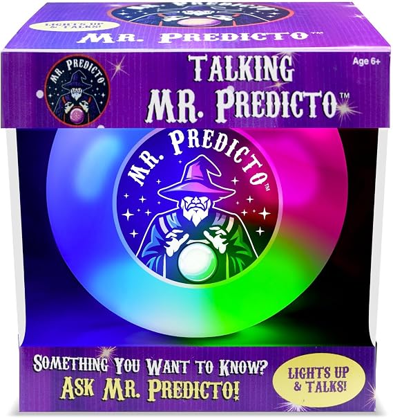 Mr. Predicto Talking Crystal Ball Fortune Teller, Halloween Toy for Kids
