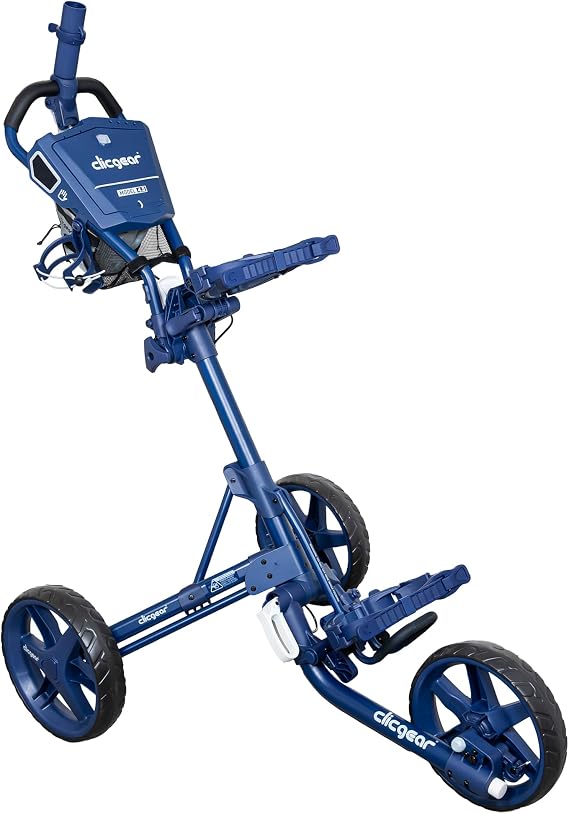 Clicgear Model 4.5 Golf Push Cart, Premium 3-Wheel Foldable Walking Golf Cart