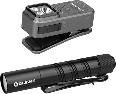 OLIGHT Oclip Pro EDC Flashlight Clip-on Light Bundle I3T 2 EOS Pocket EDC Flashlight