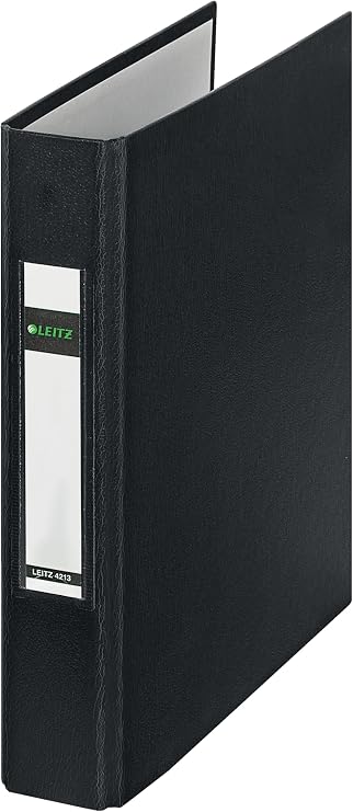 Leitz 42130095 Ringbuch (A5 2 Ringe 25 mm) Schwarz