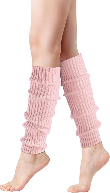 Pleneal Leg Warmers for Women 80s Y2k, Ribbed Knit Long Socks LegWarmer