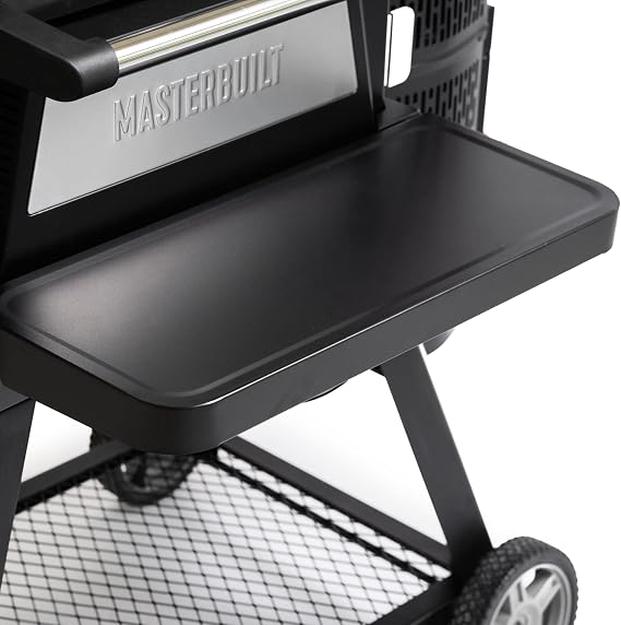Masterbuilt Gravity Series 560 Digital Charcoal Grill and Smoker Powder-Coated Steel Font-Shelf Accessory Insert to Hold up to 50LBS in Black, Model MB20181522