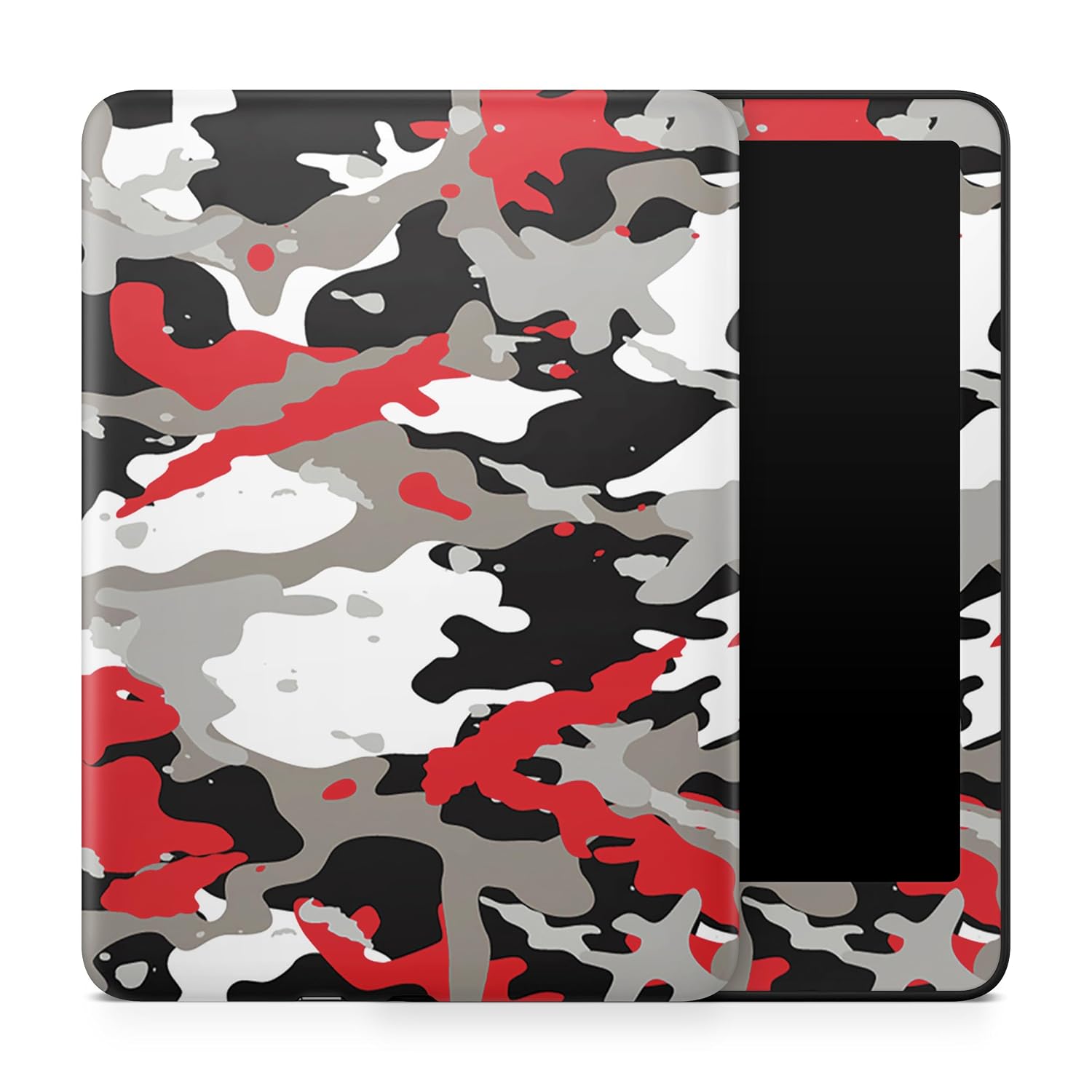 Tablet Skin Compatible with Amazon Kindle Paperwhite 12th 2024 - Red Camo - Premium 3M Vinyl Protective Wrap Decal Cover - Easy to Apply | Crafted in The USA by MightySkins