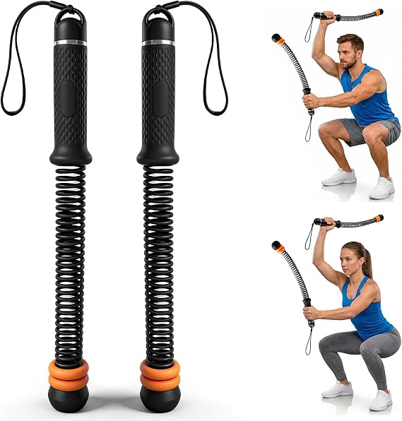 Ropeless Battle Ropes - Adjustable Weight Ropeless Battle Ropes for Home Gym, Portable Cordless Workout Fitness Equipment for Strength Building, HIIT and Low-Impact Aerobic Training for Men & Women