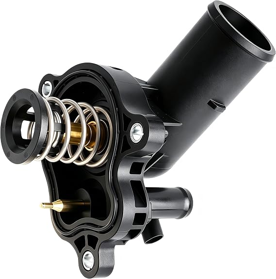 902-3113 Engine Coolant Thermostat Housing Assembly with Top Sensor Fit For 2016-2024 Jeep Wrangler JL, Grand Cherokee, Gladiator, Ram 1500 New Body, Dodge Durango 3.6L V6 Replaces 9023113 68253514AD