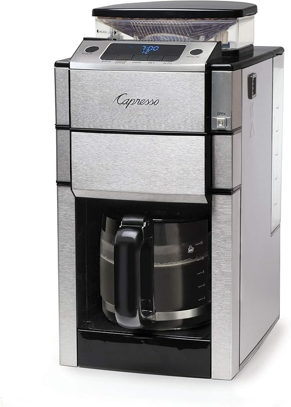 Jura Capresso Coffee TEAM PRO Plus 487.05 12-Cup Coffee Maker in Stainless Steel