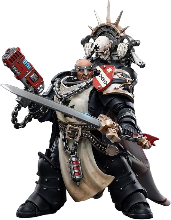 JOYTOY Black Templars Marshal Baldkras Action Figure