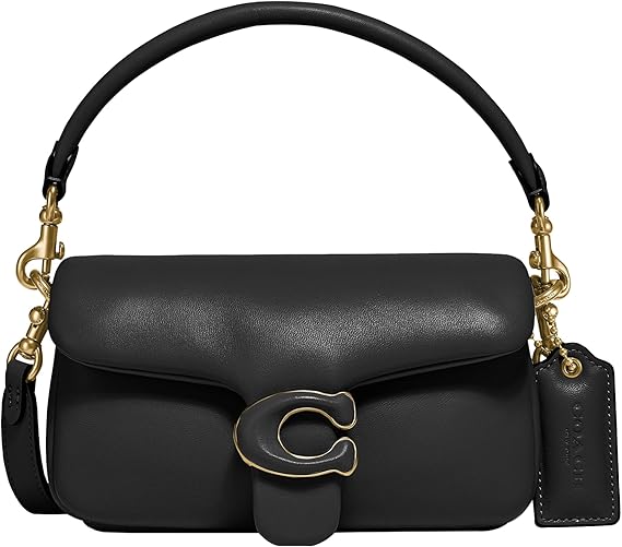 Coach Women's Leather Covered C Closure Pillow Tabby Shoulder Bag 18