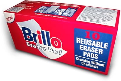 Brillo Stain Eraser Pad, 10 Pack Box, BE1210, 1 x 3 x 5 size