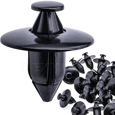 Rexka 30pcs Fender Liner Bumper Cover Splash Shield Push-Type Retainers Clips for Honda Acura 91545-SE0-003 Nissan 63848-01G00 Rear Shield Clip