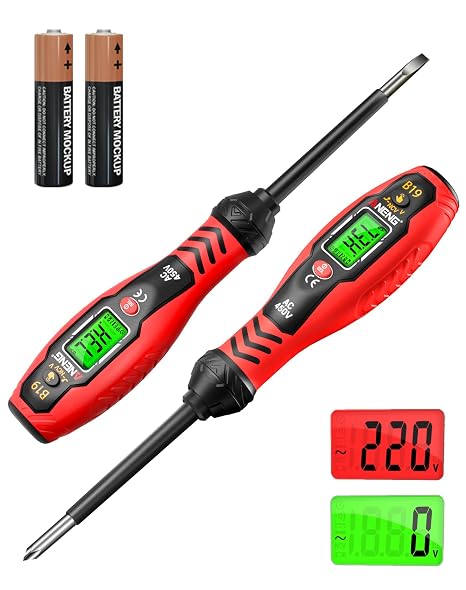 ANENG Non-Contact Voltage Tester, 2-in-1 Slotted/Crosshead Screwdriver Pen