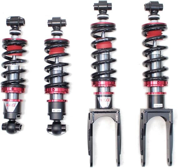 Godspeed MMX2136 MAXX Coilovers Lowering Kit, Fully Adjustable, Ride Height, 40 Damping Settings, compatible with Dodge Viper (ZB) 2003-2010