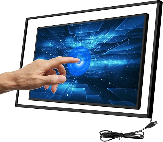 SpecialTouch 50 Inch Interactive 20 Points Multi-Touch Infrared Touch Overlay, IR Touch Screen Panel, Infrared Touch Frame USB Free Driver Suitable for Touch Monitor TV Frame