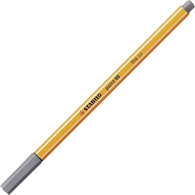 STABILO Point 88 Pen, Dark Gray 8896